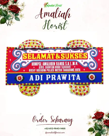Papan Bunga Ucapan Selamat Gondo